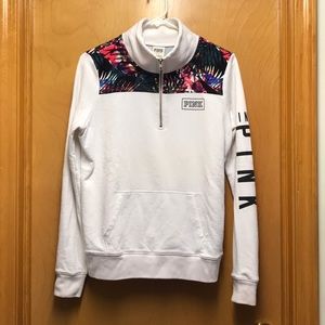 Tropical Pink Half Zip